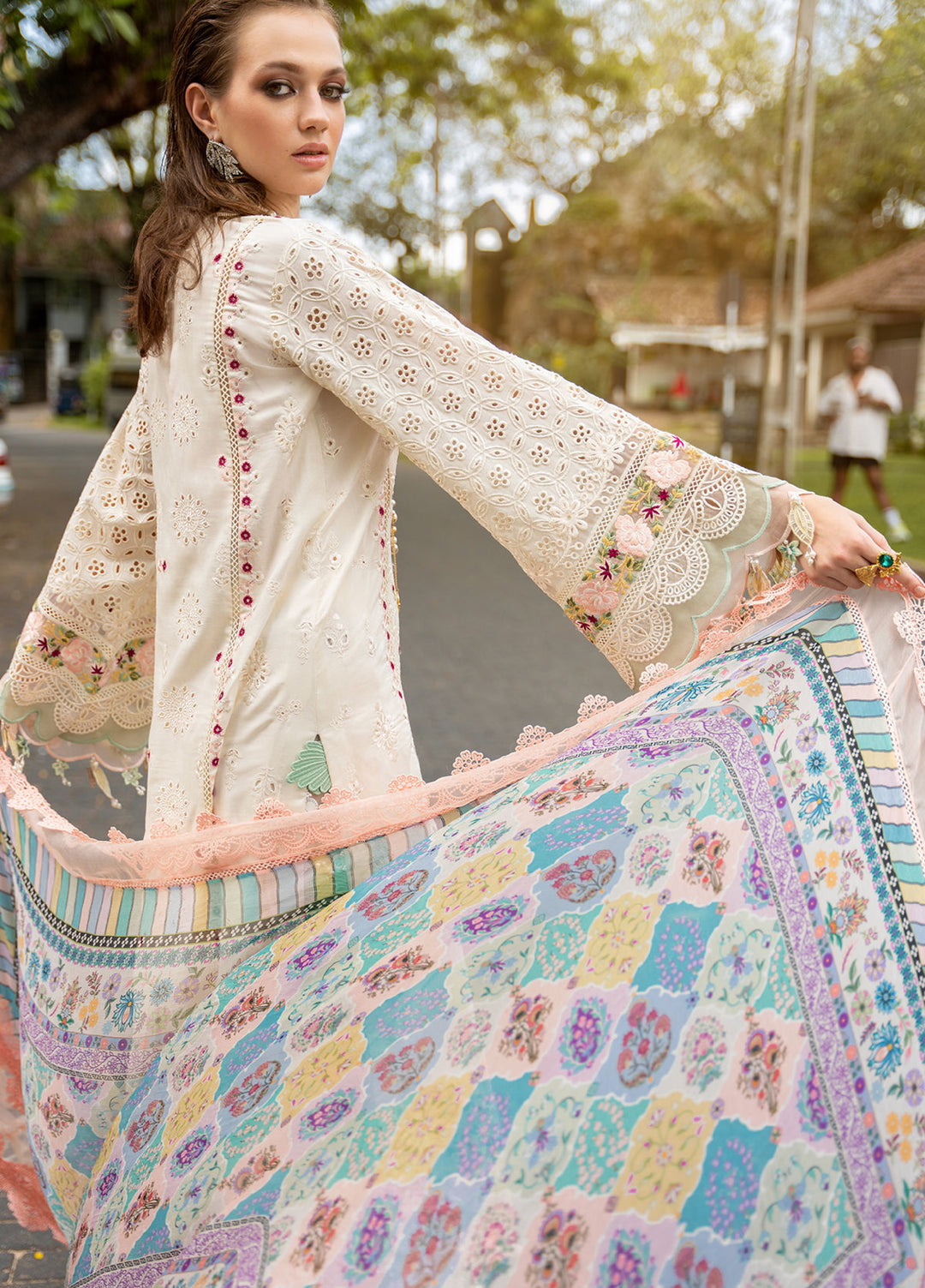 Neroli By Annus Abrar Unstitched Embroidered Lawn 3 Piece Suit ABR26UNL 09 Amal - Festive Collection