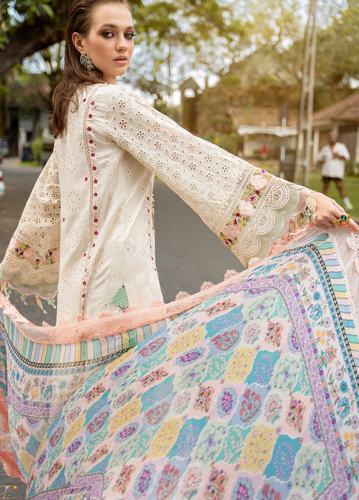 Neroli By Annus Abrar Unstitched Embroidered Lawn 3 Piece Suit ABR26UNL 09 Amal - Festive Collection