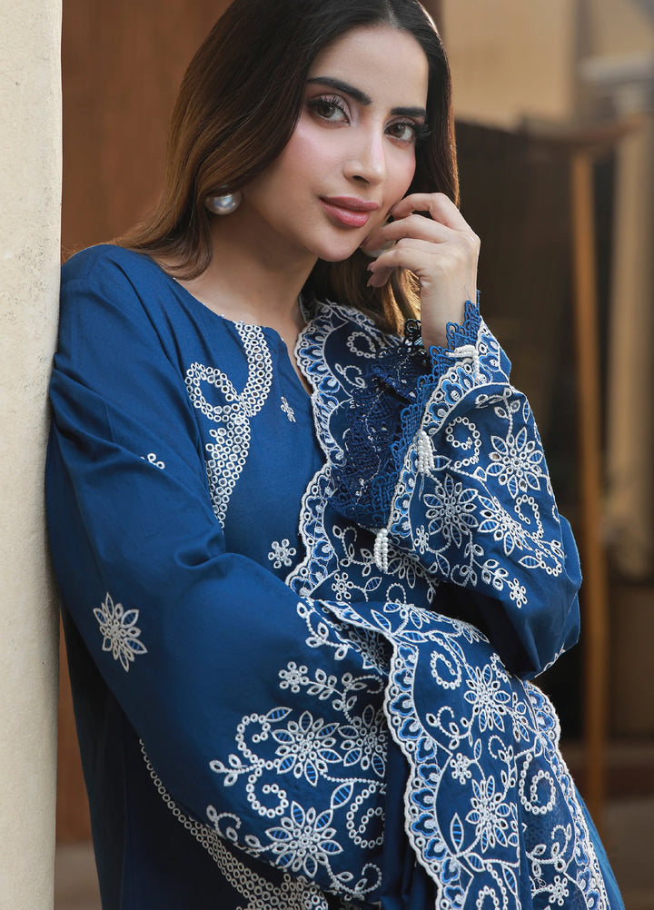 Lakhany Chikankari Unstitched Embroidered Lawn 3 Piece Suit LSM26UCL LG-UB-0294 - Festive Collection