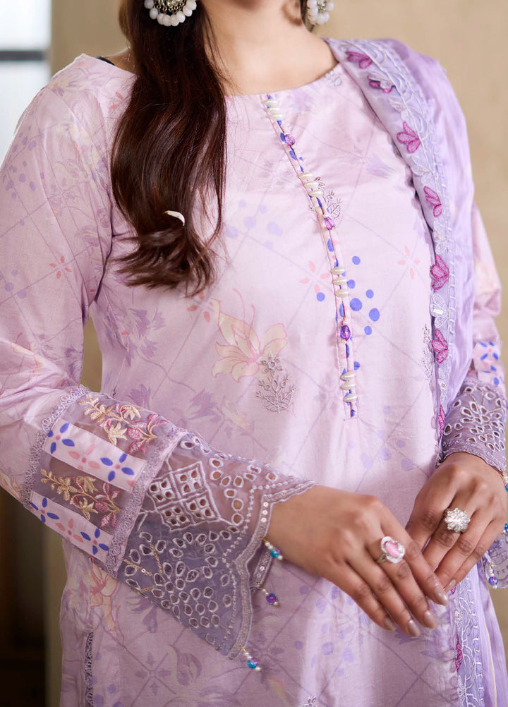 Applique Kari by Al Zohaib Unstitched Embroidered Lawn 3 Piece Suit AZ26AVI D-07 - Summer Collection