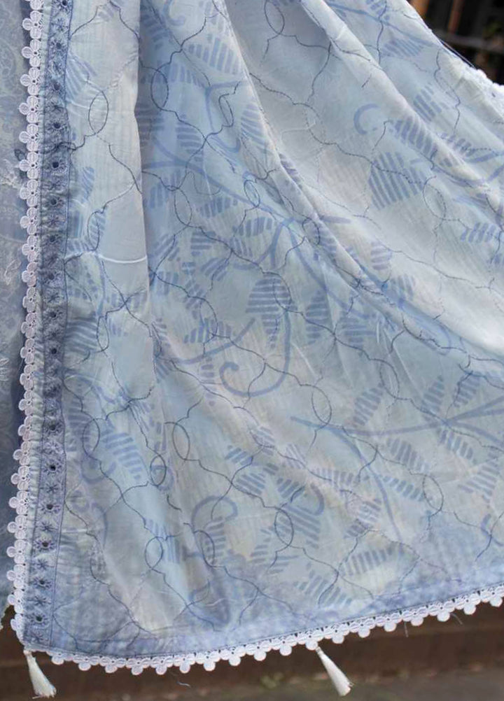 AL Zohaib Dhagakari Unstitched Embroidered Lawn 3 Piece Suit AZ26UD D-11 - Summer Collection