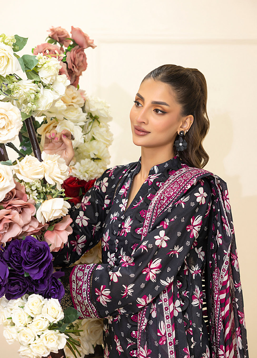 Salina by Regalia Textiles Unstitched Digital Printed Lawn 3 Piece Suit RG26SUVII D-8 - Summer Collection