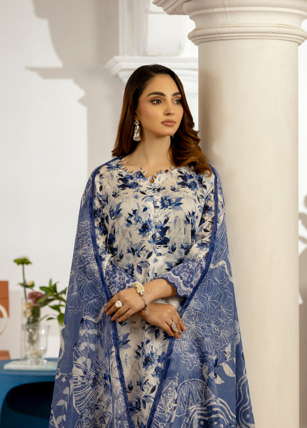 Salina by Regalia Textiles Unstitched Digital Printed Lawn 3 Piece Suit RG26SUVIII D-8 - Summer Collection