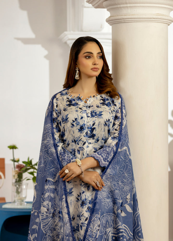 Salina by Regalia Textiles Unstitched Digital Printed Lawn 3 Piece Suit RG26SUVIII D-8 - Summer Collection