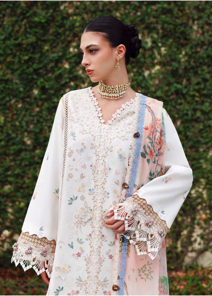 Lilas by Republic WomensWear Unstitched Embroidered Lawn 3 Piece Suit RW26ULL D-2A - Eid Collection
