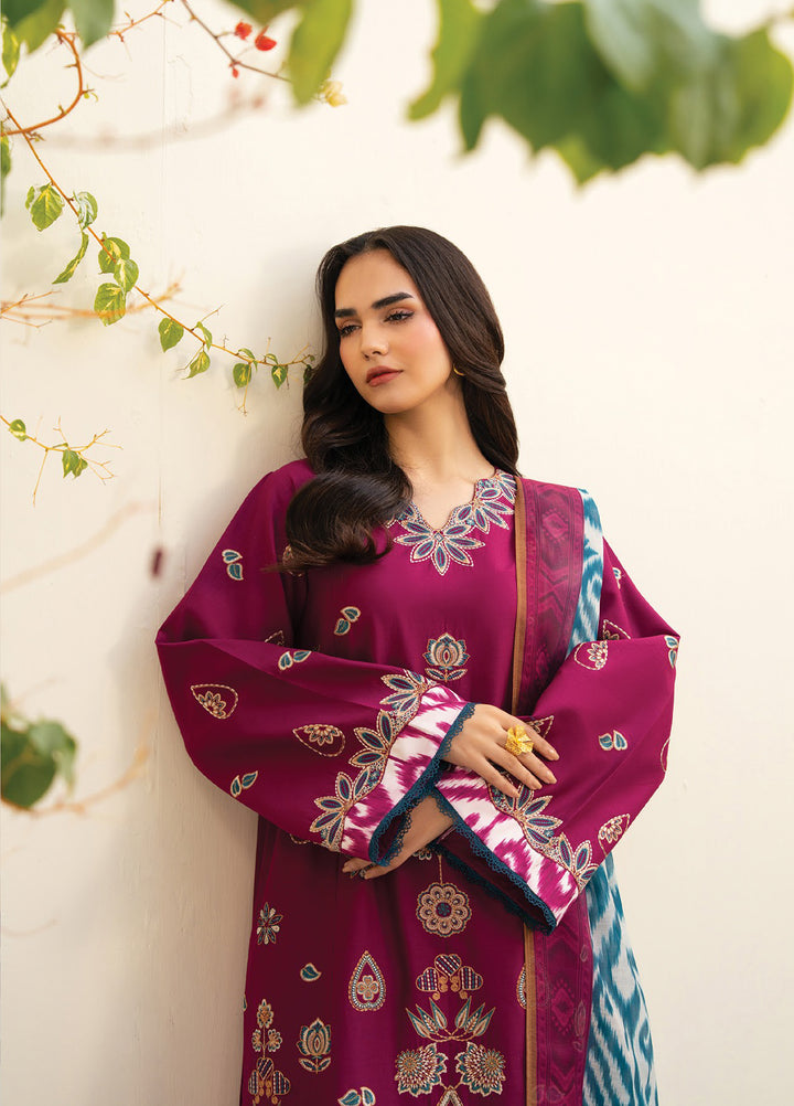 Namah by Xenia Formals Unstitched Embroidered Lawn 3 Piece Suit XF26ULN 02 - NELAM - Festive Collection
