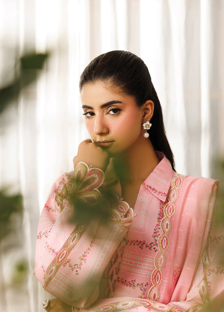 Leila by Mahnur Unstitched Embroidered Lawn 3 Piece Suit MN26ULL L-07 - Summer Collection