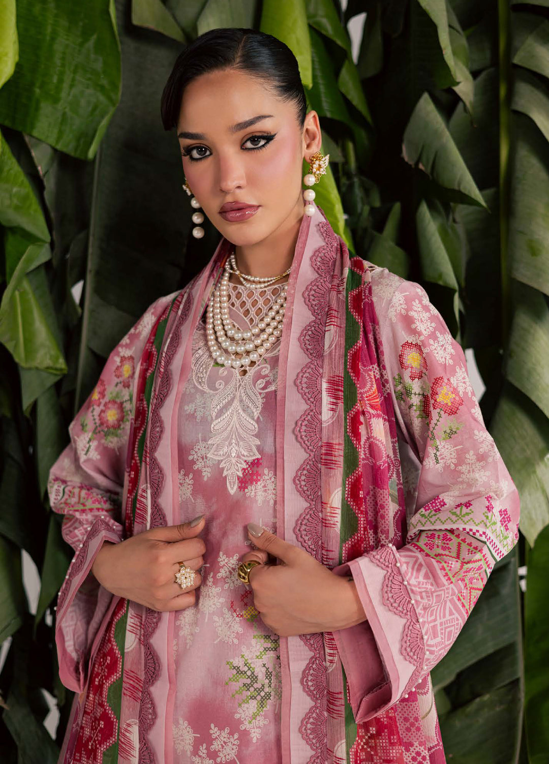 Daily Delight by Nureh Unstitched Embroidered Lawn 3 Piece Suit NU26UDDL DD-25 - Summer Collection