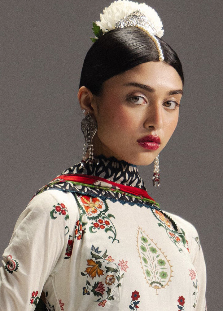 Anarkali by Zara Shahjahan Unstitched Embroidered Lawn 3 Piece Suit ZS26UAL D-10 MEHRUBA - Eid Collection