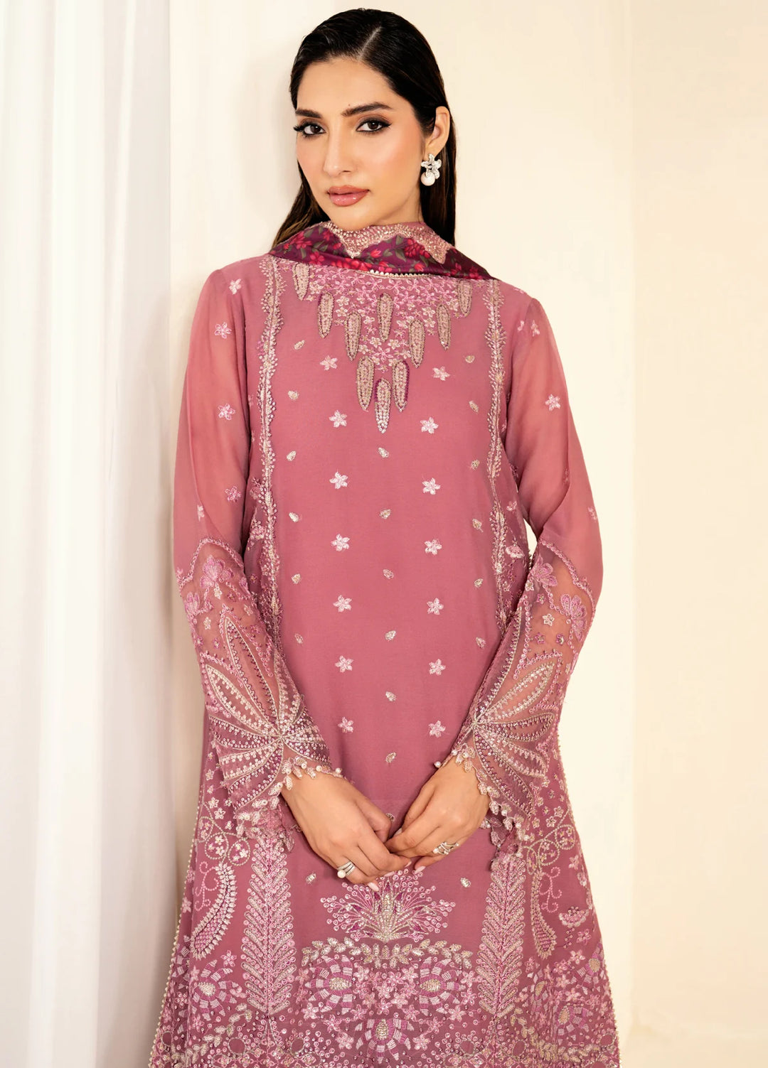 Xenia Formal Unstitched Luxury Chiffon Suits 3 Piece XE25FL Lumen - Formals Collection