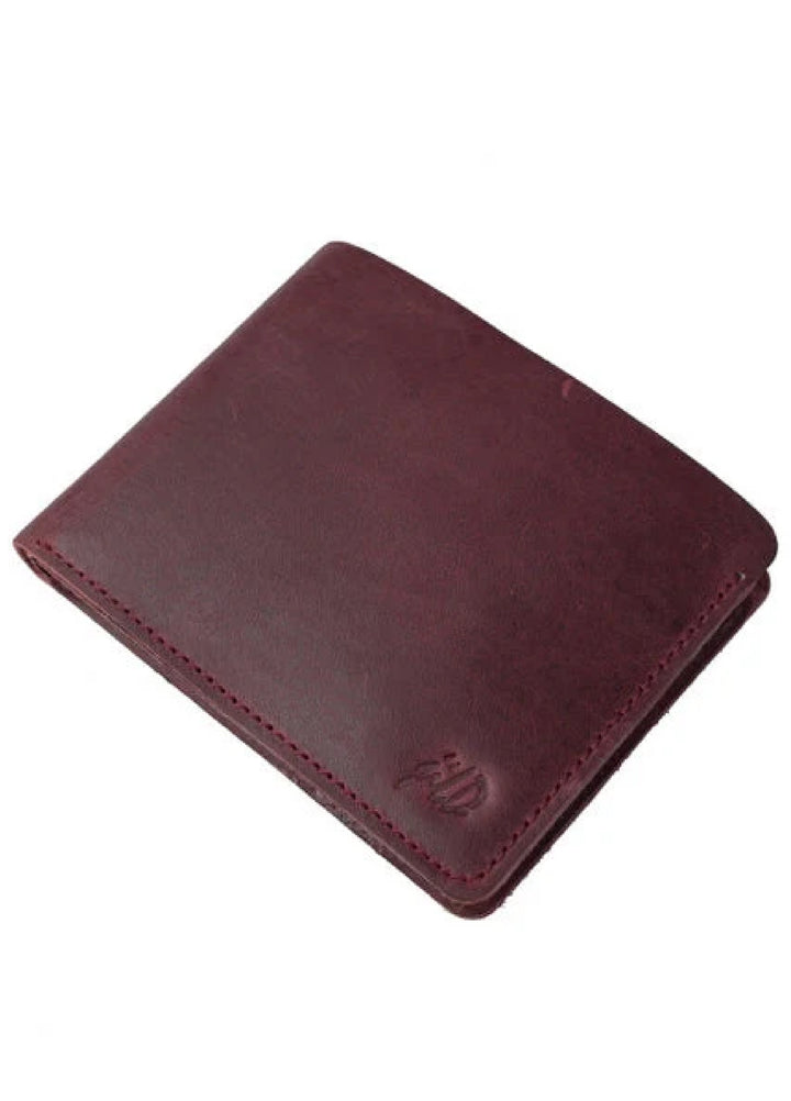 Vintage by Jild Mens Genuine Vintage Leather Wallet-CRIMSON RED S3 - Wallets Collection