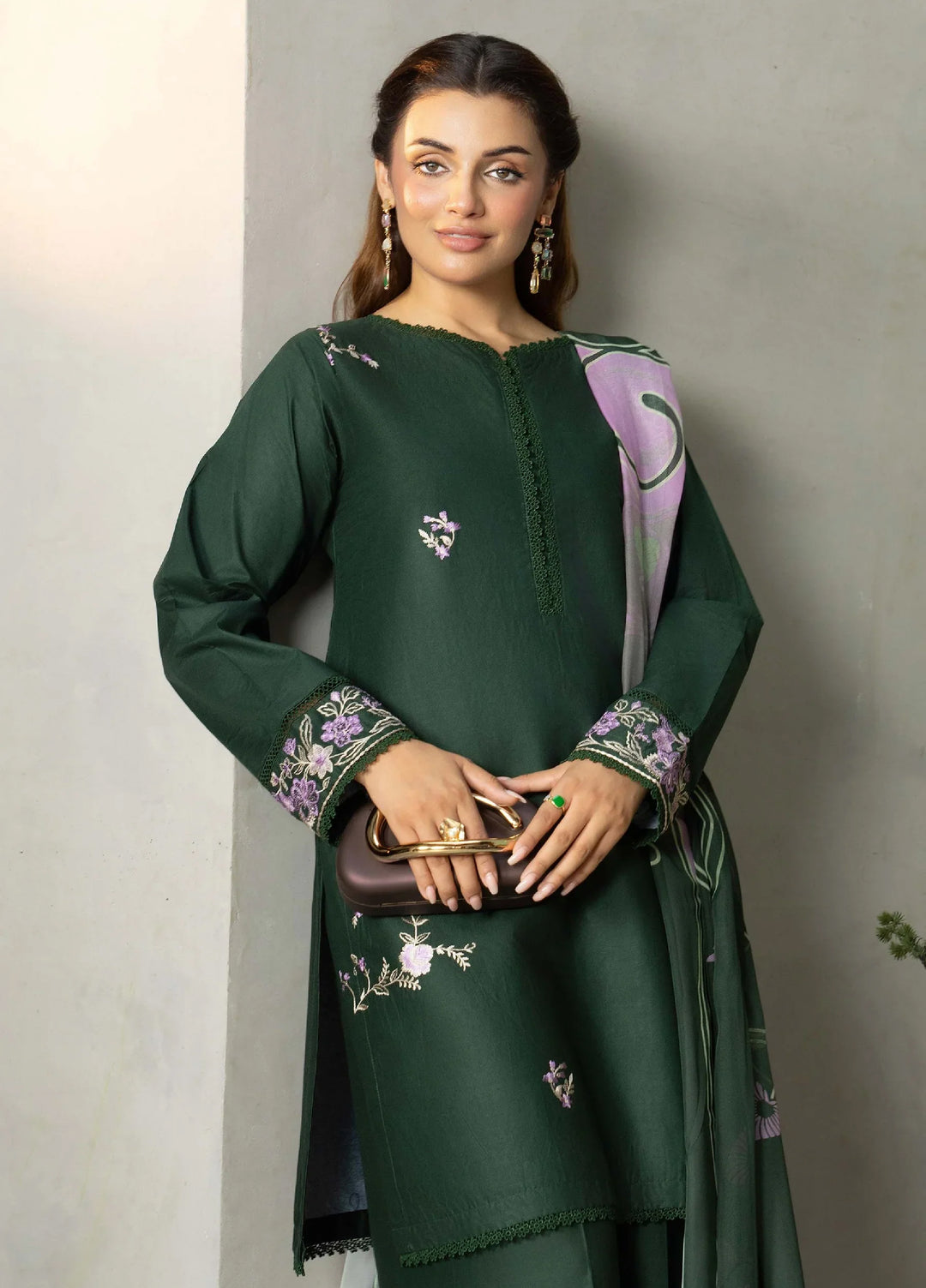 Solid Story by Panache Pret Solids Lawn 3 Piece Amya