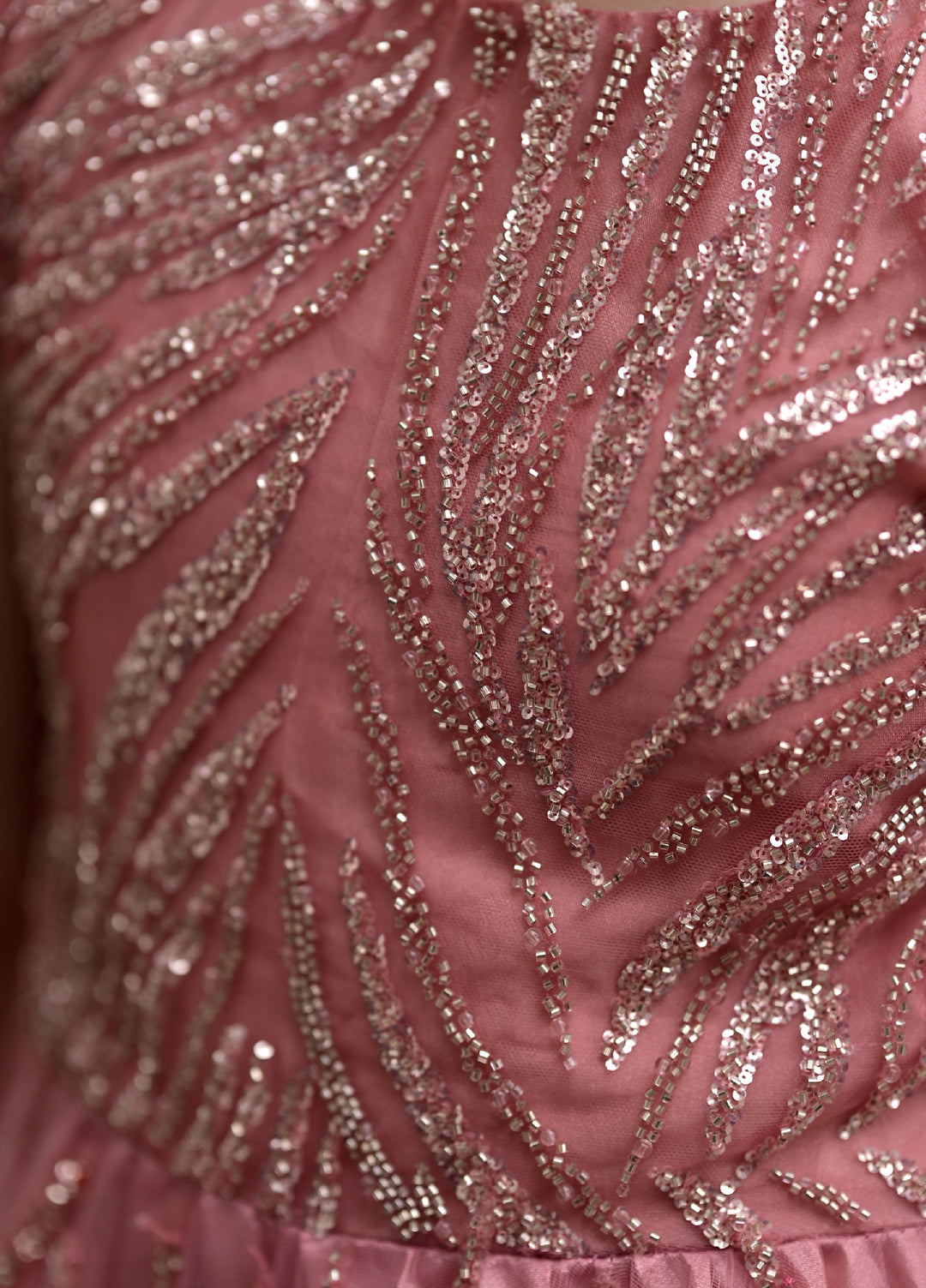 Andaz e Jahan by Qurratulain Saqib Pret kids Imported Net 1 Piece Hand work Mahi's Wardrobe - Wedding Collection