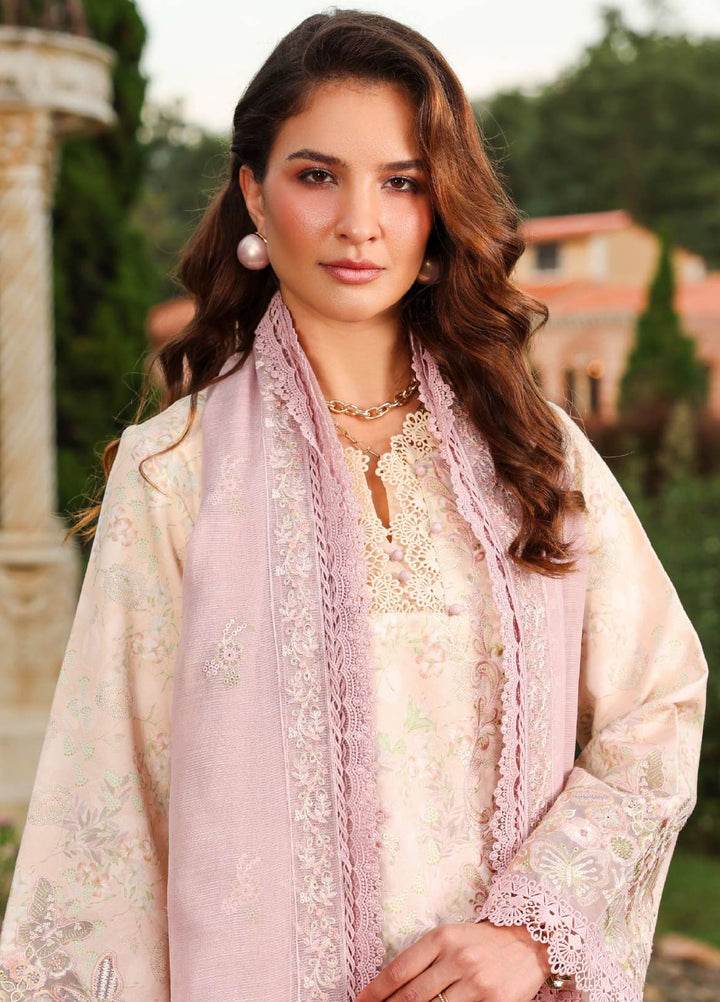 Florence by Rang Rasiya Unstitched Embroidered Lawn 3 Piece Suit RR26UFL Haneen - Summer Collection