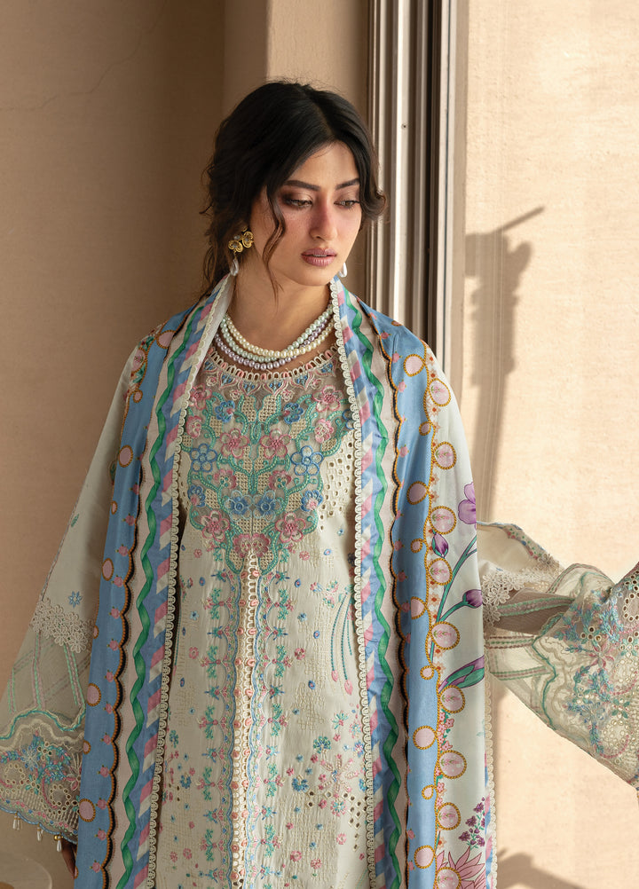 Sirene by Mahnur Unstitched Embroidered Lawn 3 Piece Suit MN26USL S-14 - Summer Collection