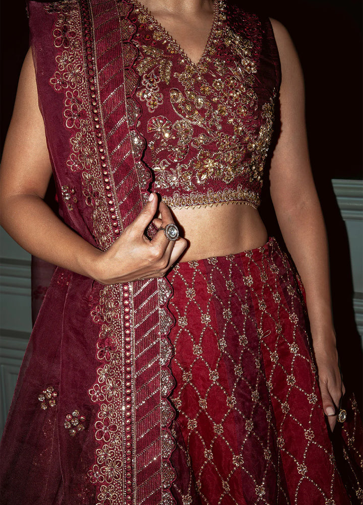 Pari Naaz by Neeshay Embroidered Rawsilk Suits Unstitched 3 Piece NSH25PW Shafaq - Formals Collection