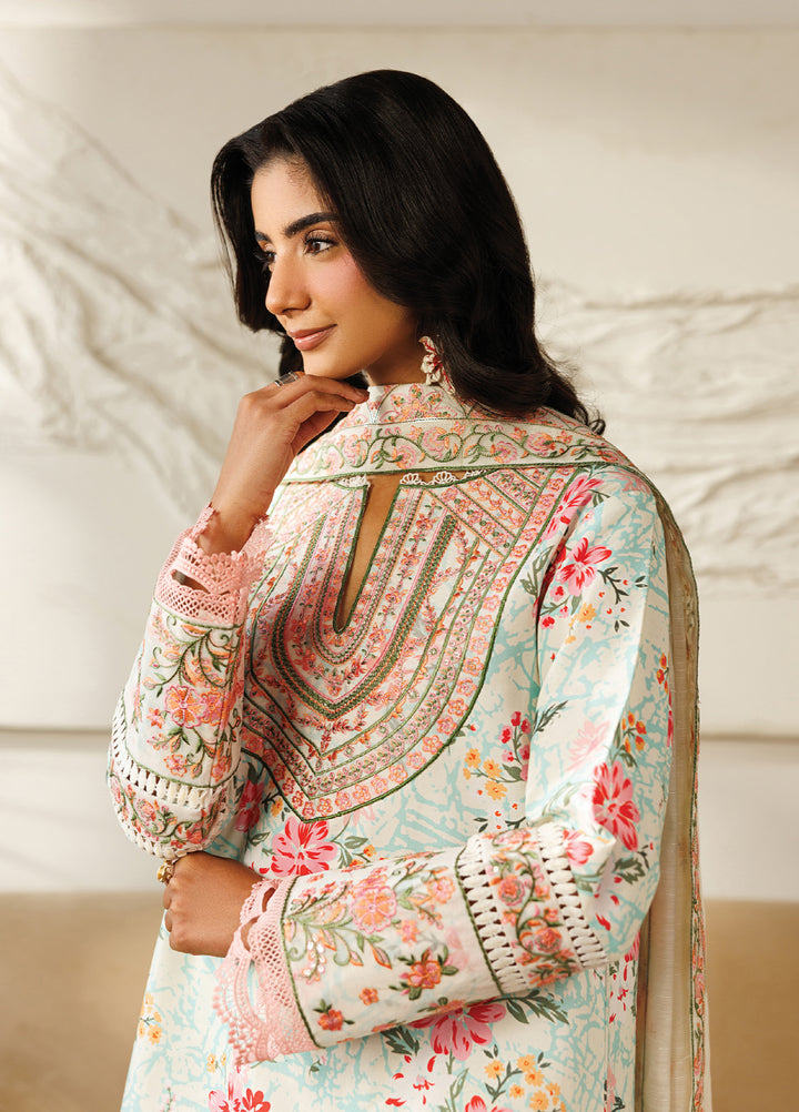 Leila by Mahnur Unstitched Embroidered Lawn 3 Piece Suit MN26ULL L-05 - Summer Collection