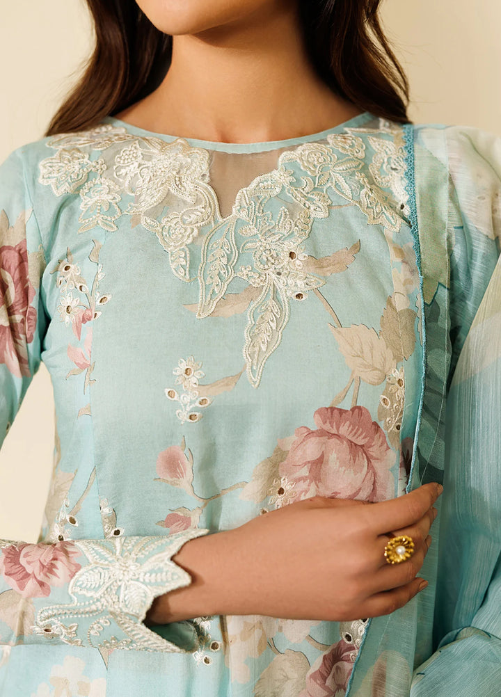 Amani by Zarif RTW Embroidered Lawn 3 Piece Suit ZR26PAL Baani - Eid Collection