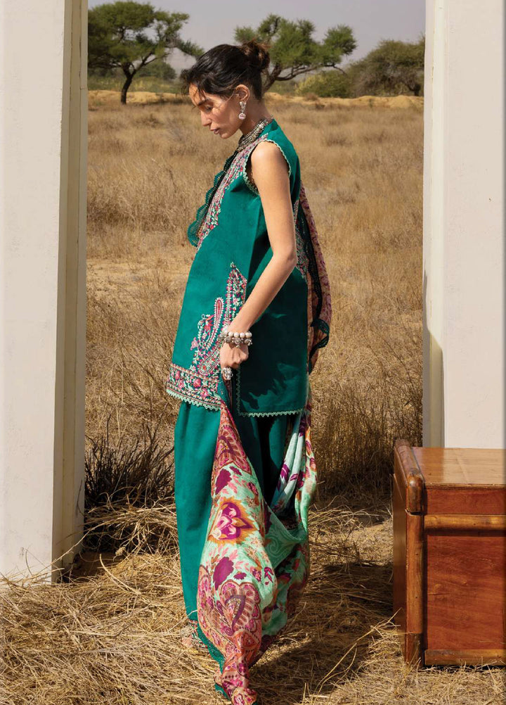 Zainab Chottani Unstitched Embroidered Luxury Lawn 3 Piece Suit ZC26ULZ D-2 MEHRI - Summer Collection