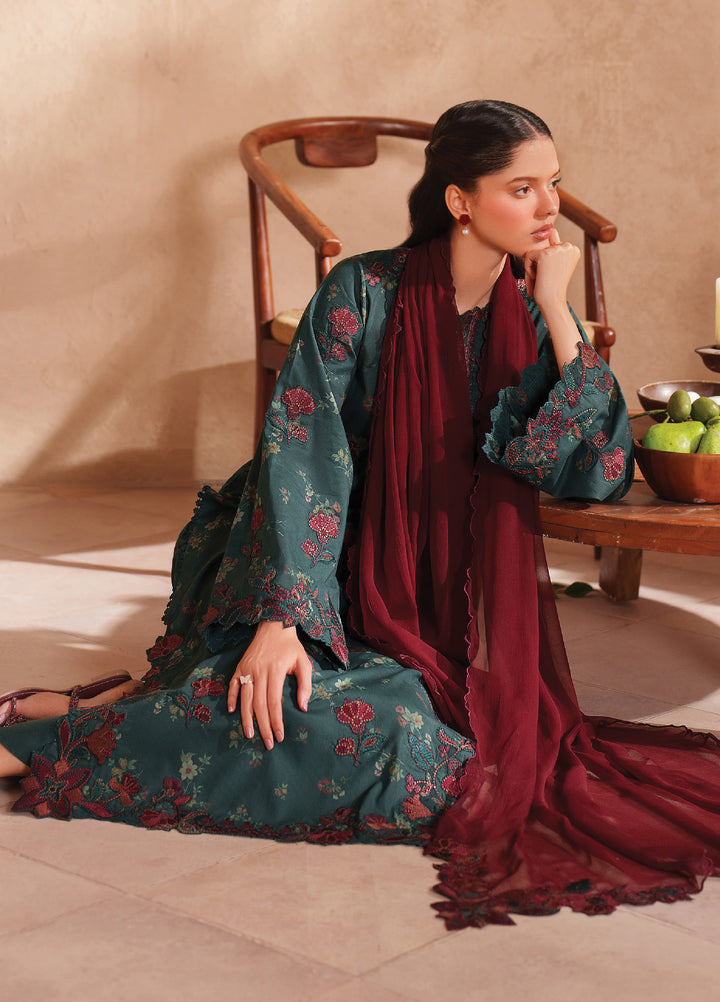 Iznik Unstitched Embroidered Lawn 3 Piece Suit IZ26ULE EL-11 - Eid Collection