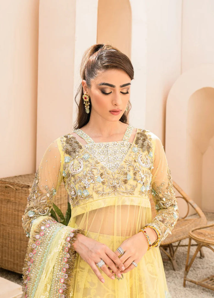 Luxe By Hues Atelier Women Pret 3 Piece Hennah - Formals Collection