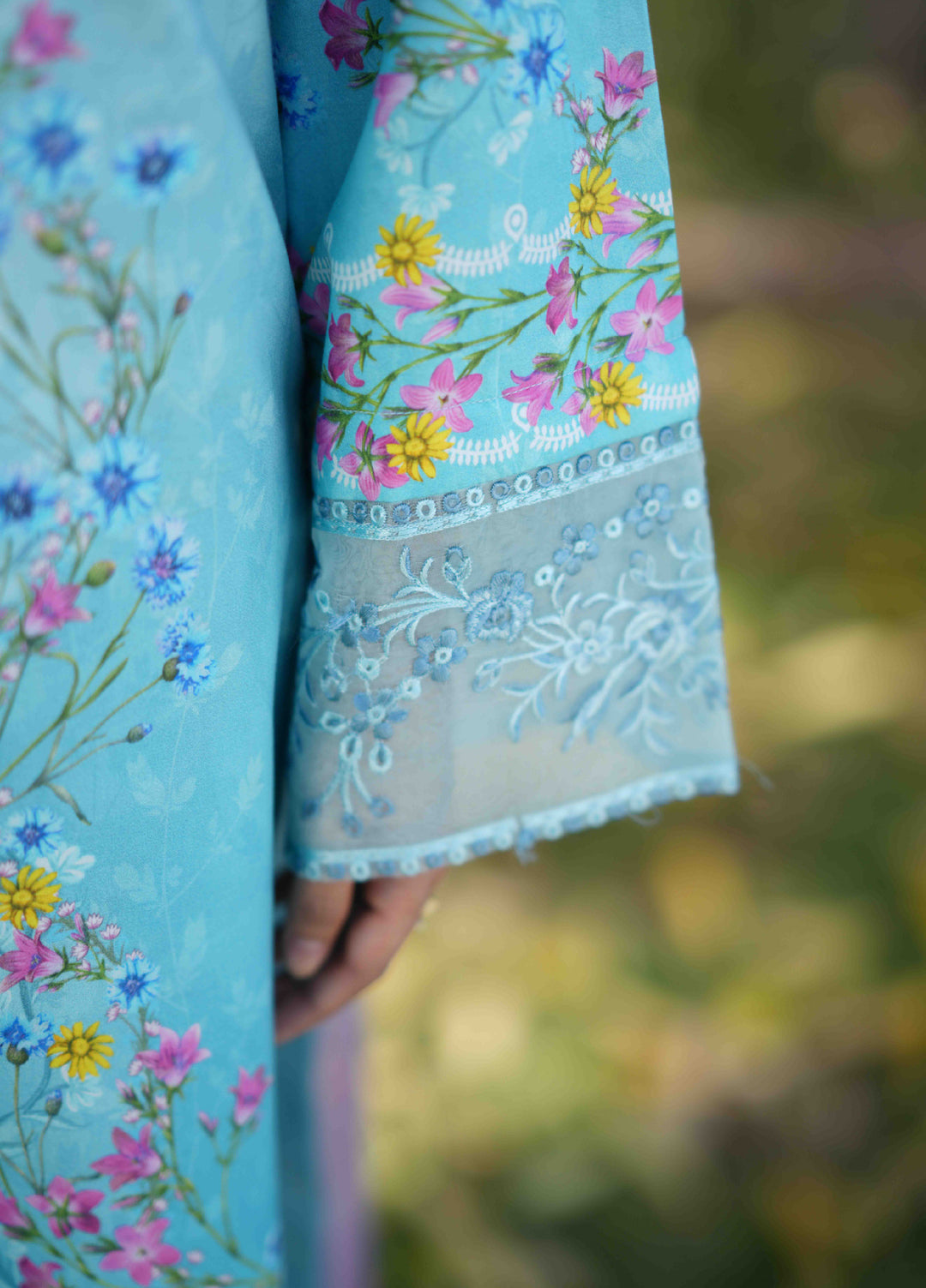 Summer Lines by Neeshay Unstitched Printed Lawn 3 Piece Suit NSH26ULS CELESTIA - Eid Collection