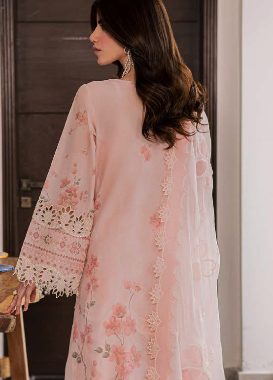 Lily May by Nureh Unstitched Embroidered Lawn 4 Piece Suit NU26ULL NE-261 - Eid Collection