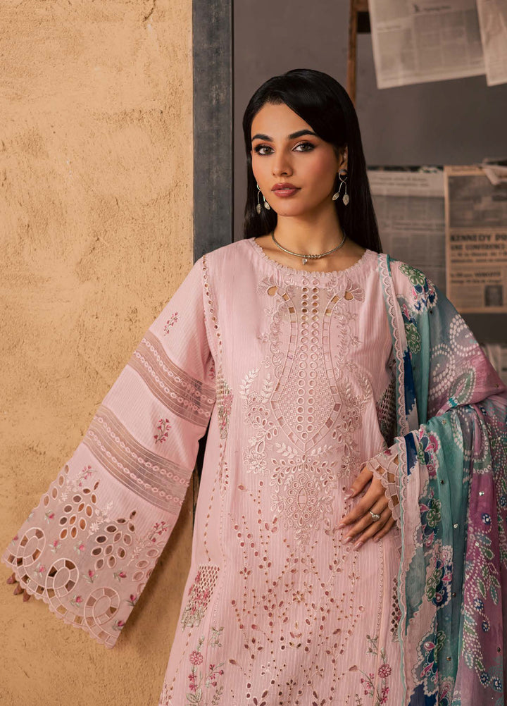Bazar by Nureh Unstitched Embroidered Chikankari Lawn 3 Piece Suit NU26UBL NE-241 - Festive Collection