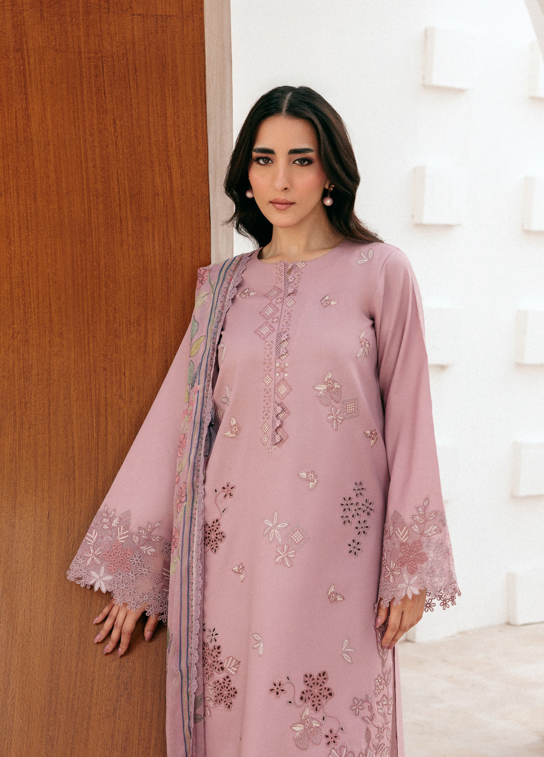Zync by Florent Untitched Lawn Embroidered 3 Piece Suit FL26UZ FZ-2B - Summer Collection