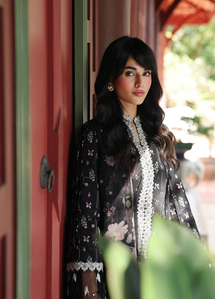 Q Prints by Qalamkar Unstitched Lawn Printed 3 Piece Suit QLK26QP Farah - Summer Collection