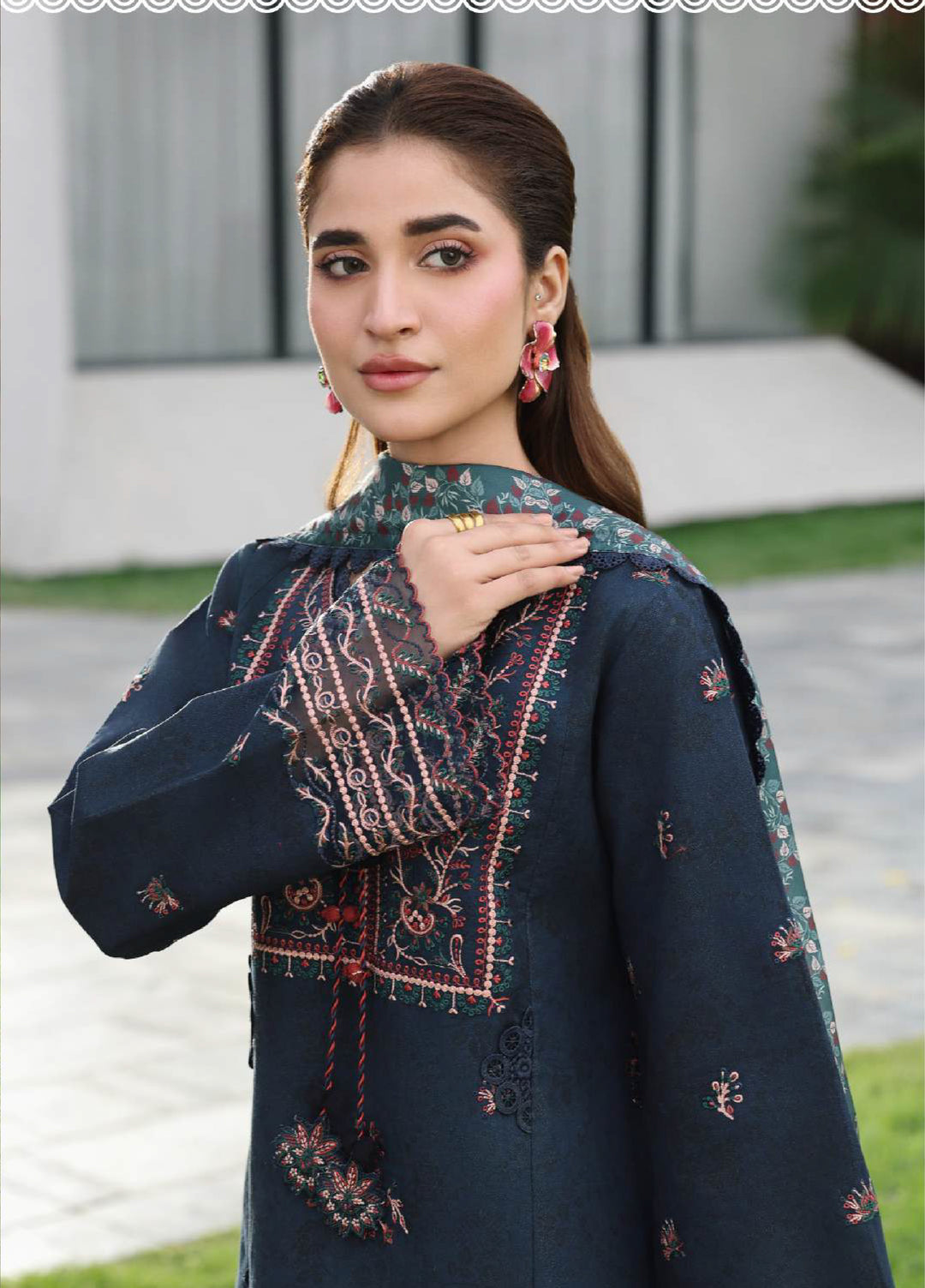 Florence by Rang Rasiya Unstitched Embroidered Lawn 3 Piece Suit RR26ULF Nilofer - Festive Collection