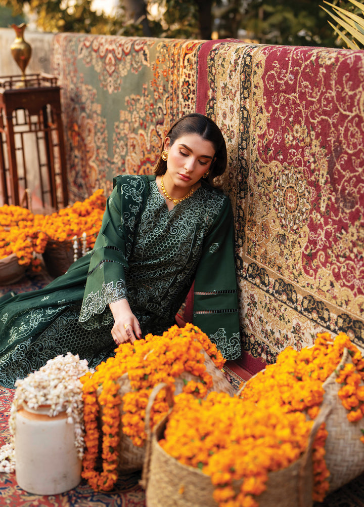 Satrangi by Mahnur Unstitched Embroidered Lawn 3 Piece Suit MN26ULS S-08 - Summer Collection