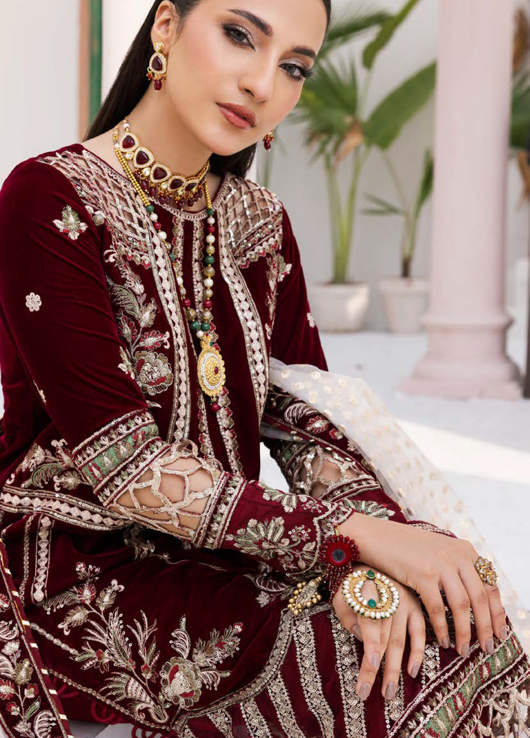 Andaz E Makhmal by Zebtan Unstitched Velvet ZB25 ZAM-02 - Festive Collection