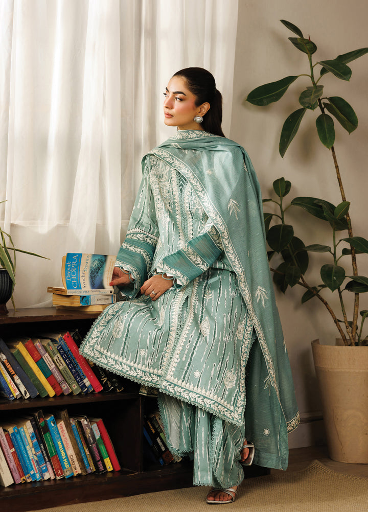 Leila by Mahnur Unstitched Embroidered Lawn 3 Piece Suit MN26ULL L-10 - Summer Collection