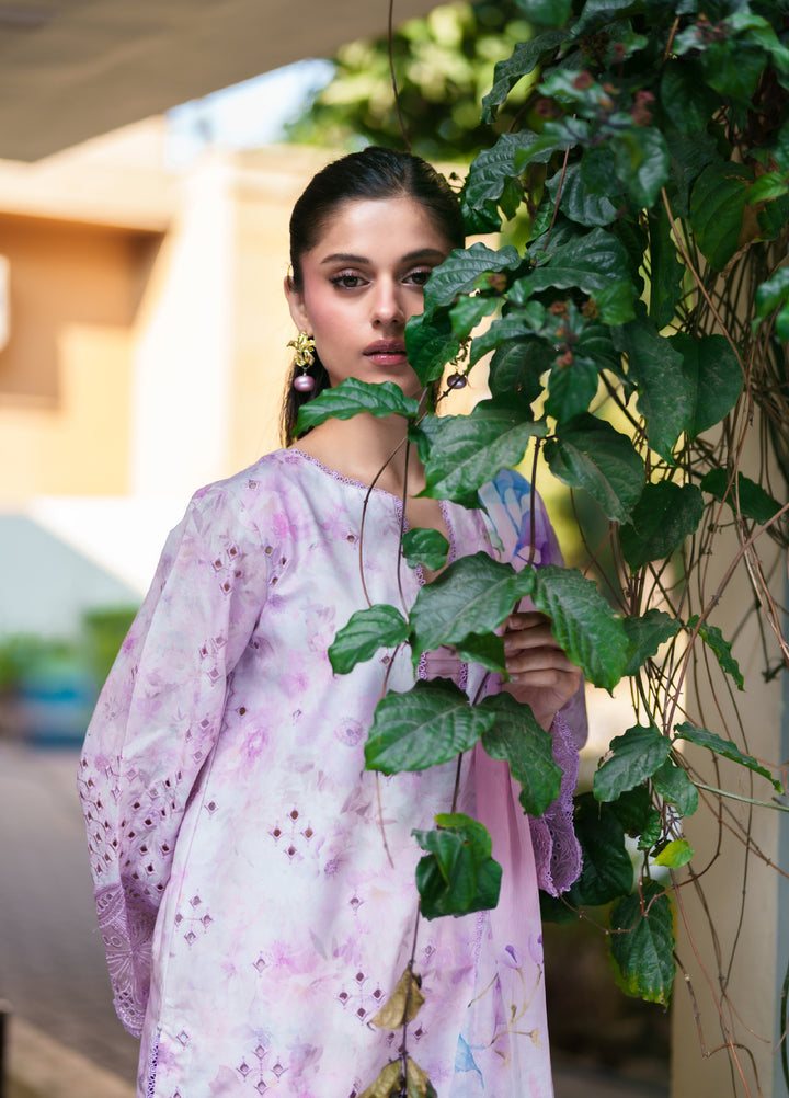 Summer Lines Printkari by Neeshay Unstitched Embroidered Lawn 3 Piece Suit NSH26SLP D-3 Mirelle - Summer Collection