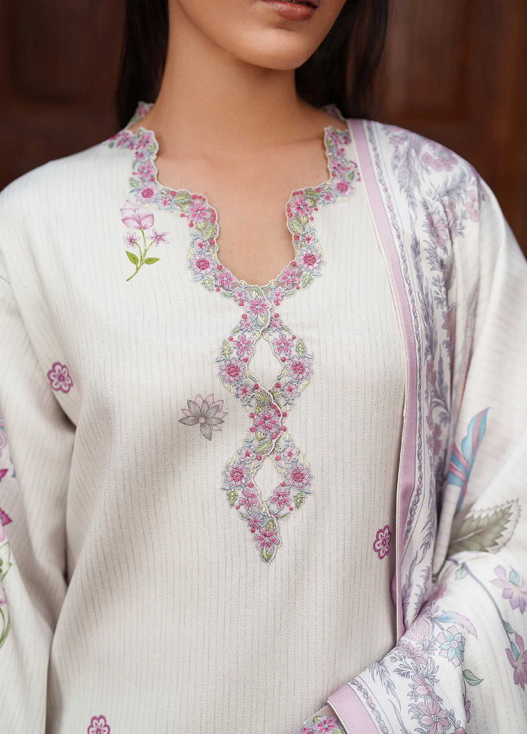 Bellini by Seran Unstitched Winter Cotail Embroidered Suits 3 Piece SN25BW Serelle - Winter Collection