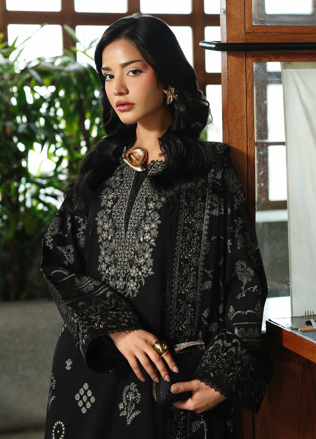 Maya by Nureh Unstitched Embroidered Jacquard 3 Piece Suit NU26UJM NJ-112 - Casual Collection