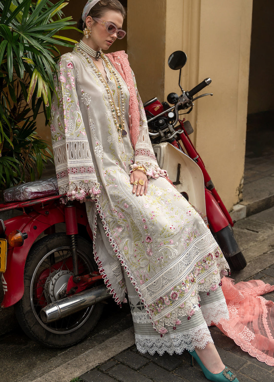 Neroli By Annus Abrar Unstitched Embroidered Lawn 3 Piece Suit ABR26UNL 12 Amani - Festive Collection