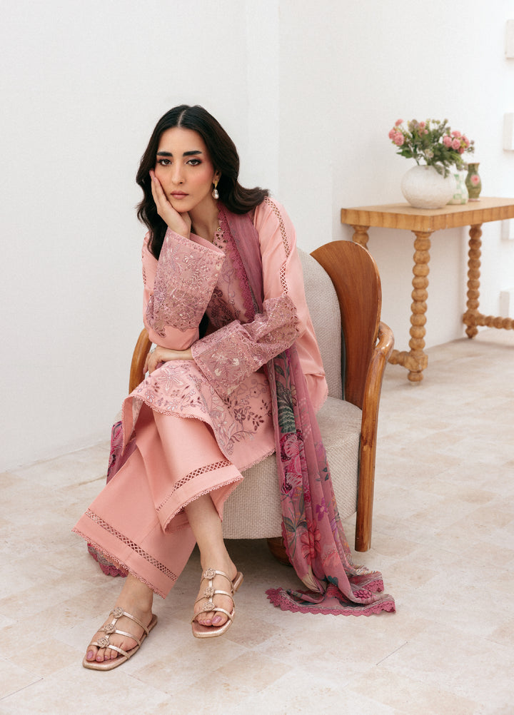 Zync by Florent Untitched Lawn Embroidered 3 Piece Suit FL26UZ FZ-4A - Summer Collection