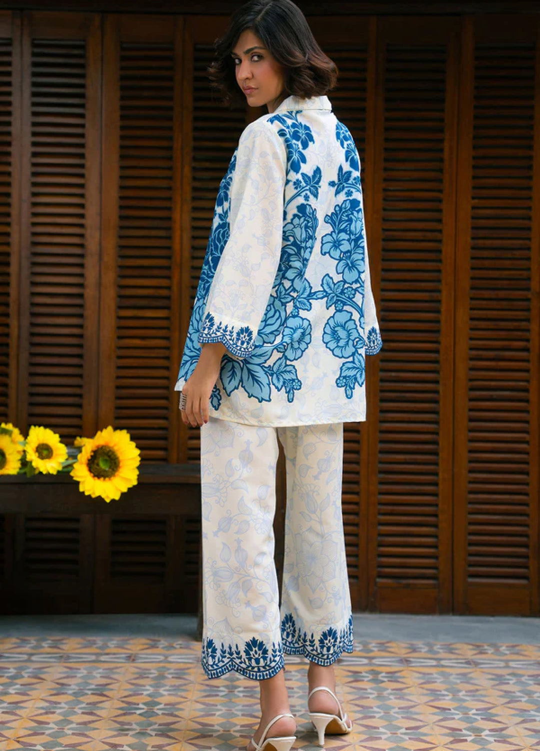 Nairah Women Pret Printed Arabic Lawn Suit NAH26PN Cool Water - Spring Collection