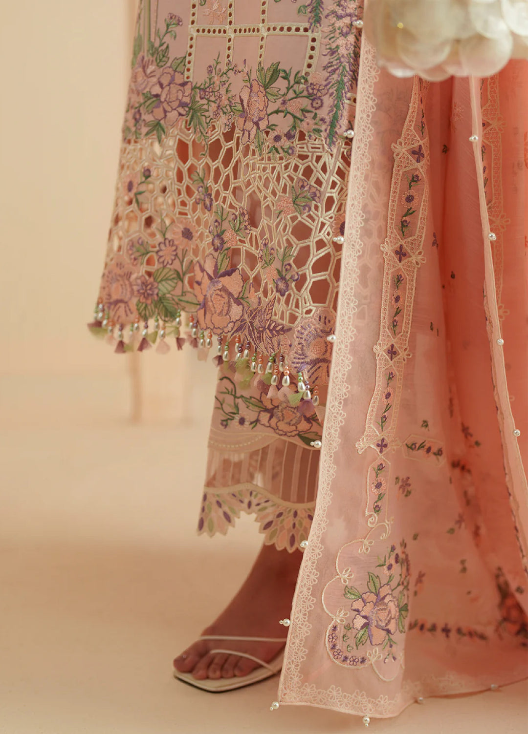 Mashriq by Bin Ilyas Unstitched Embroidered Lawn 3 Piece Suit BI26UML D111B - Festive Collection