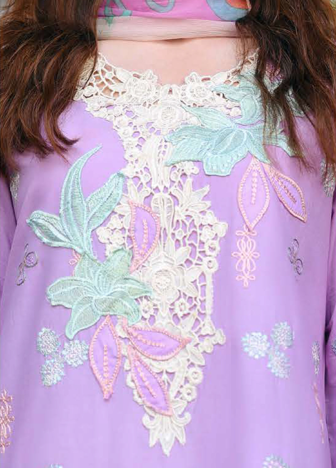 The Secret Garden by Mushq Unstitched Embroidered Lawn 3 Piece Suit MU26ULSG Dewspell HUNSS260203 - Festive Collection
