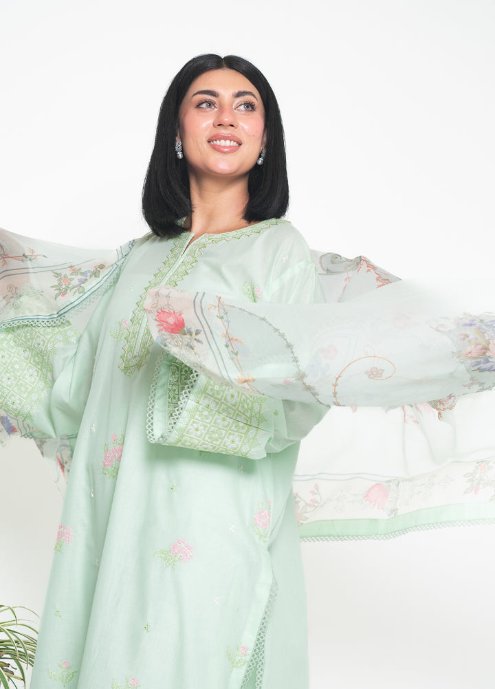 Zyna RTW Embroidered Lawn 3 Piece Suit ZY26ULS VIREL - Summer Collection