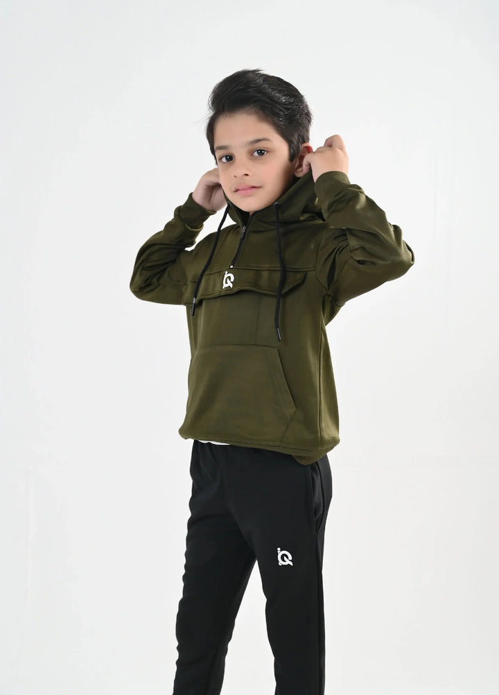 IQ Exclusive Kids Track Suit Fleece 2 PieceDark Fusion Tracksuit-Unisex Kids - Winter Collection