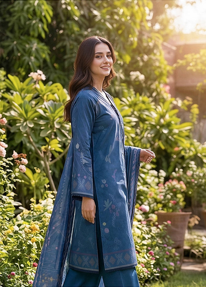 Zync by Florent Unstitched Printed Lawn 3 Piece Suit FL26UZPL FZ-03 - Summer Collection