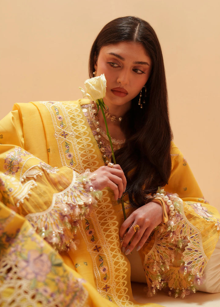 Mashriq by Bin Ilyas Unstitched Embroidered Lawn 3 Piece Suit BI26UML D111A - Festive Collection