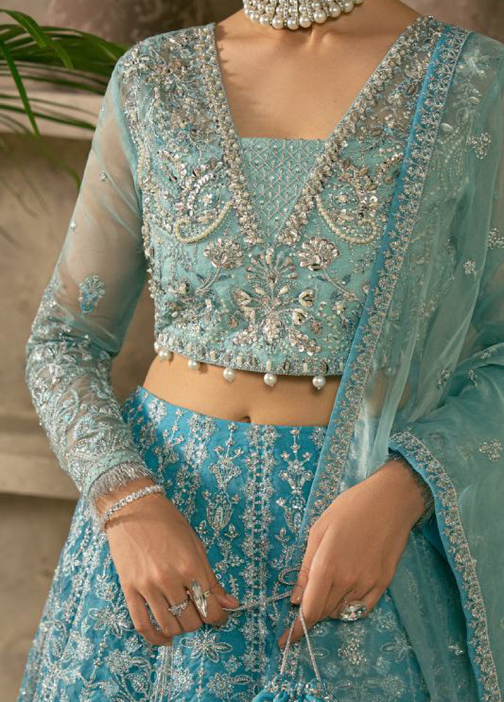 Azira by Gulaal Unstitched Luxury Embroidered Organza 3 peice GL25AF LFU-01 Elaria - Formals Collection