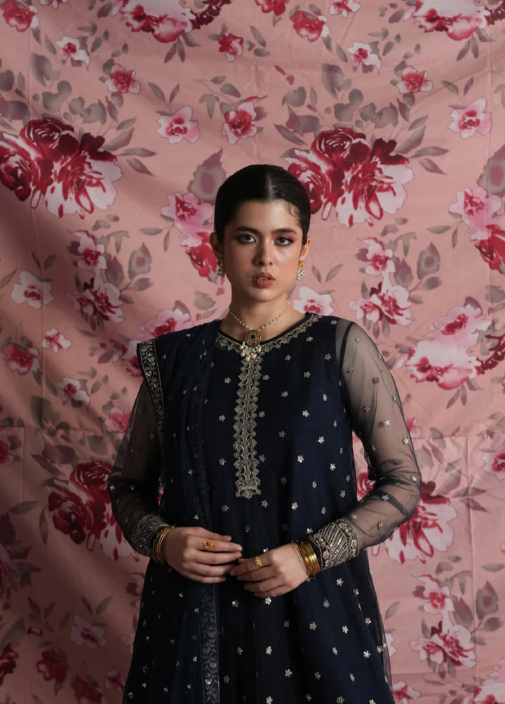 Koel by Jahaan RTW Embroidered Net 3 Piece Suit Zoor Festive Collection