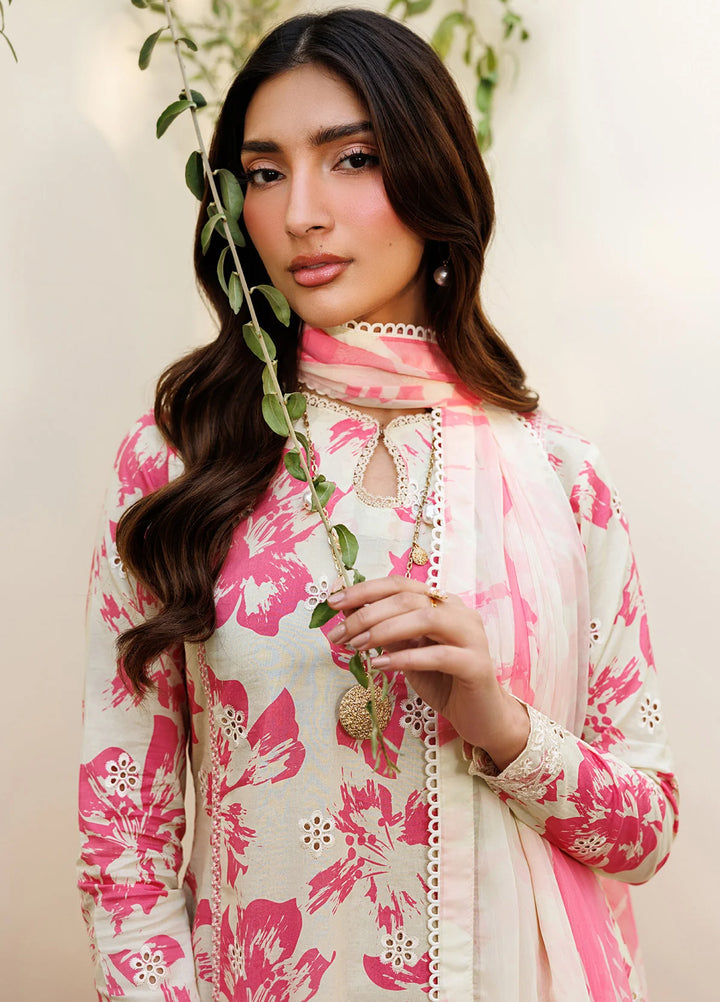 Amani by Zarif RTW Embroidered Lawn 3 Piece Suit ZR26PAL Bitah - Eid Collection