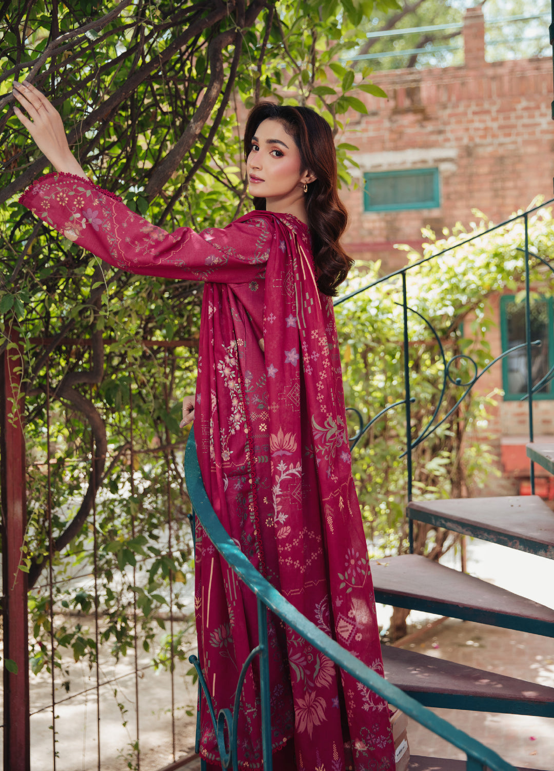 Zync by Florent Unstitched Printed Lawn 3 Piece Suit FL26ULE FZ-1 - Eid Collection